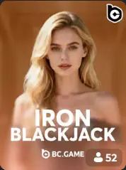 Iron Blackjack BC Game Georgia cover