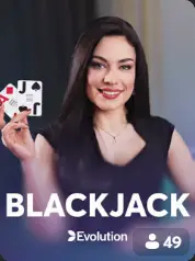 Blackjack Evolution live casino cover